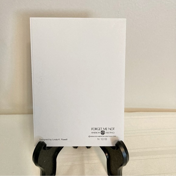 Vintage American Greetings FORGET ME NOT 80’s Note Cards Chipmunks Scene - Picture 3 of 4